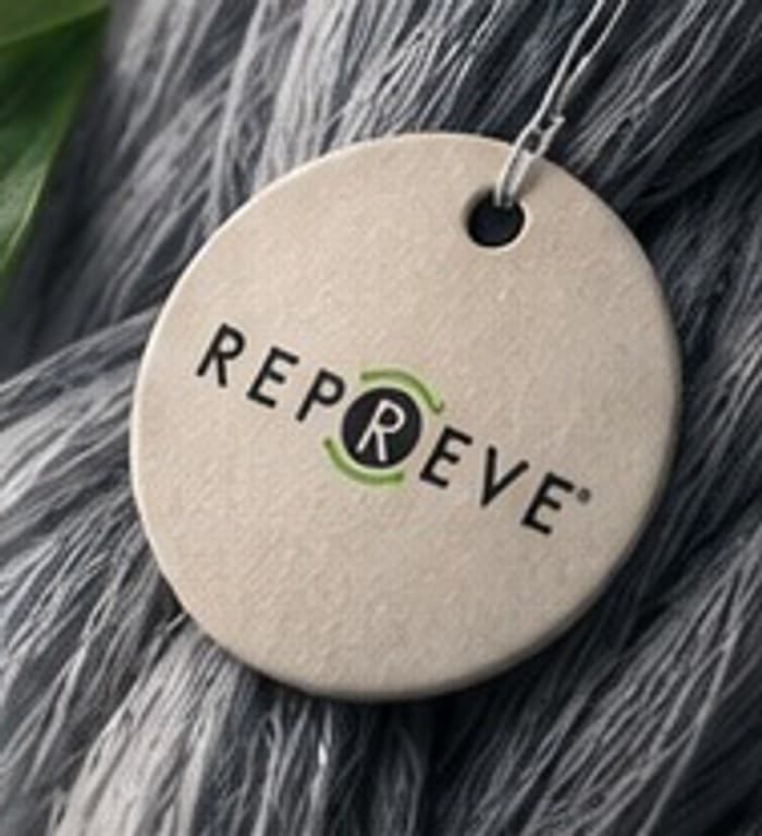Etiqueta REPREVE® em tecido